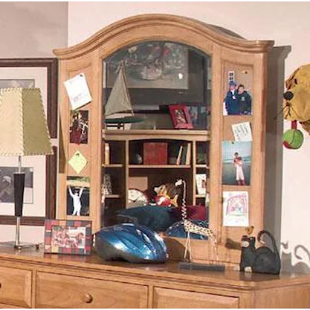 Arched Dresser Mirror with Cork